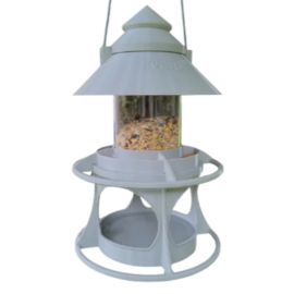 abreuvoir et mangeoire oiseaux celeste gris clair 2