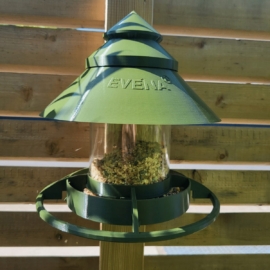 mangeoire oiseaux sauvage celeste murale vert olive