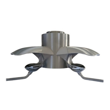 module support boule de graine gris clair