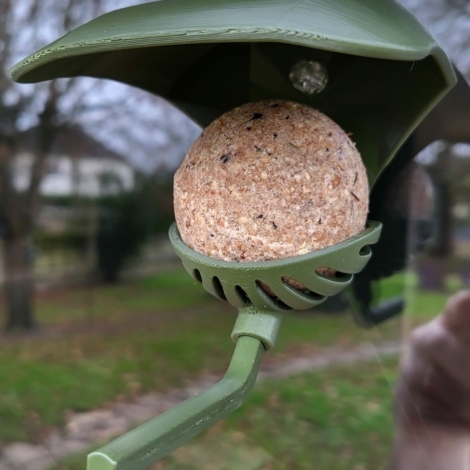 support de boule ge graine aeris ventouse